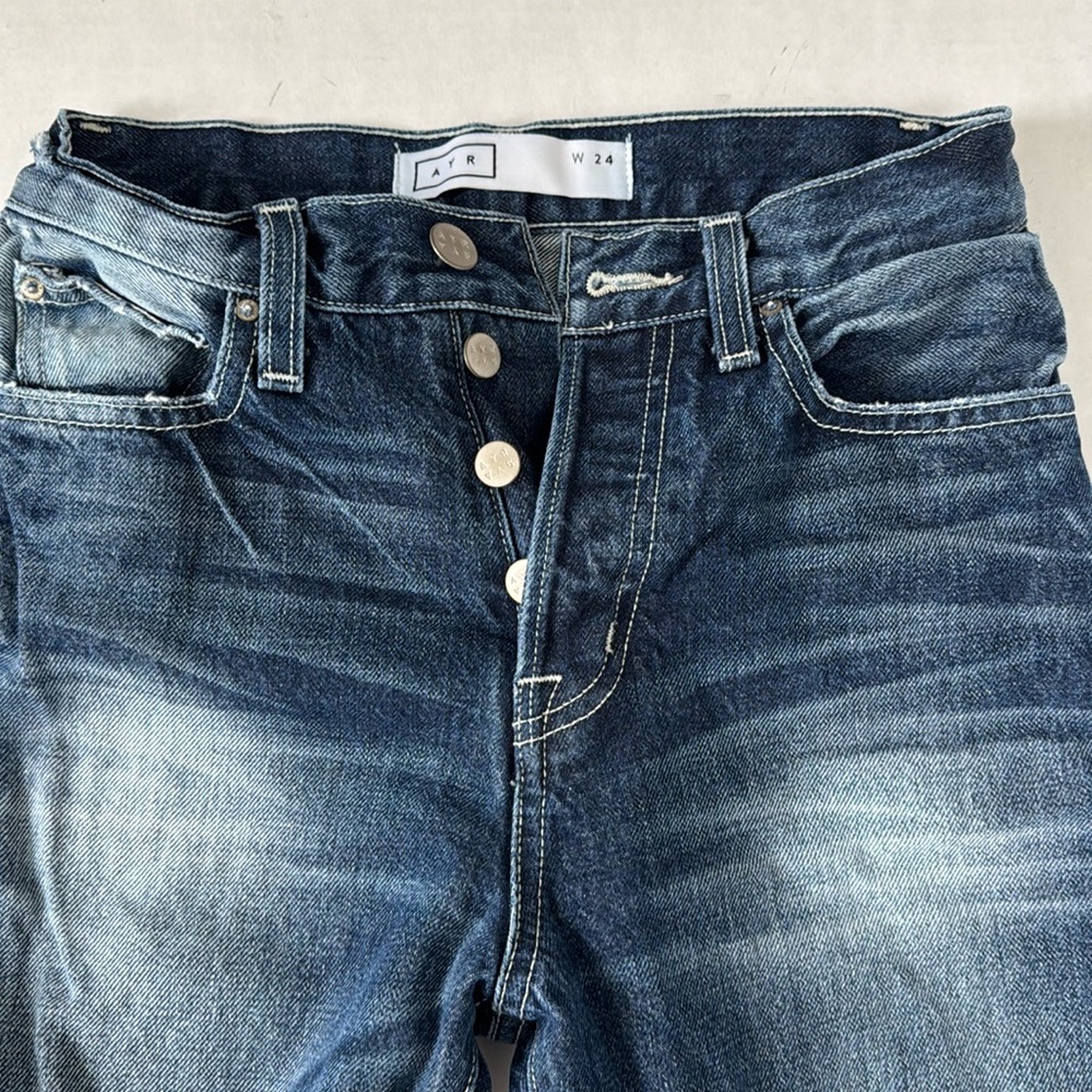 AYR Women's Straight Leg Jeans - Dark Blue